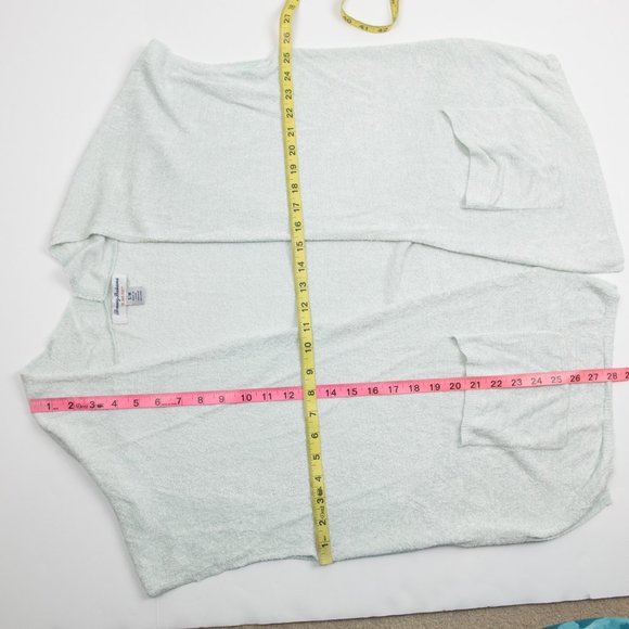 Tommy Bahama Island Soft Cardigan Sleeveless Open Front Green Size Small Medium - Picture 5 of 5
